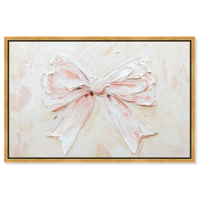Relief Ribbons Canvas Fashion Wall Art