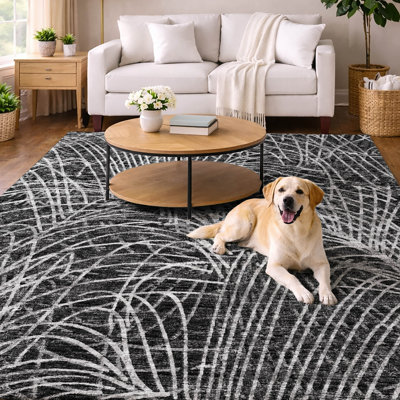 Tapis à poils longs fantaisiste Premium