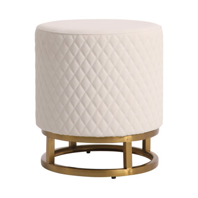 Essica Solid Wood Accent Stool
