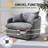41''Modern Oversized Chenille 360° Swivel Accent Chair-2137959596