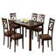 Ensemble de table de salle à manger 7 pièces Transitional Style