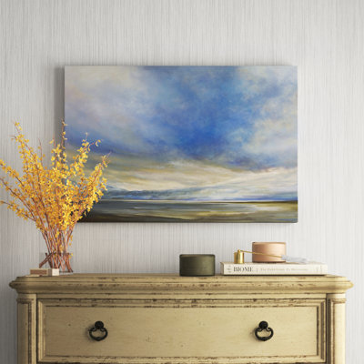 Clouds on the Bay II by Sheila Finch - Painting