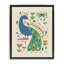 «Pretty Peacock Patterns», art mural encadré flottant par Irene Chan-336530357-348857871