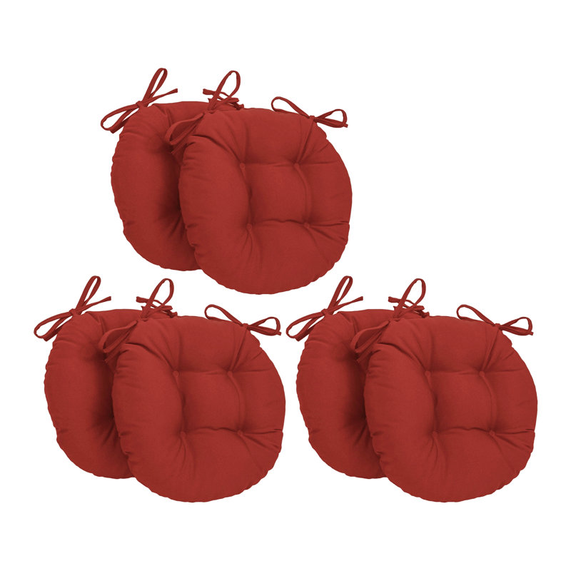 Outdoor 3.5'' Seat Cushion, Ruby Red