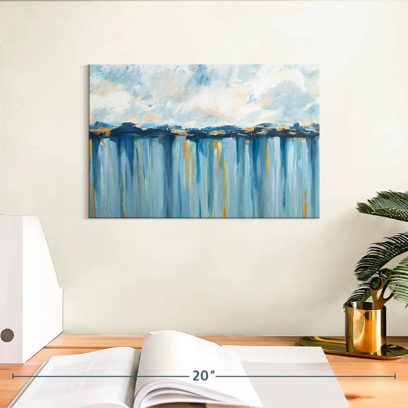 Avery Ocean Blues I, 8" H x 12" W