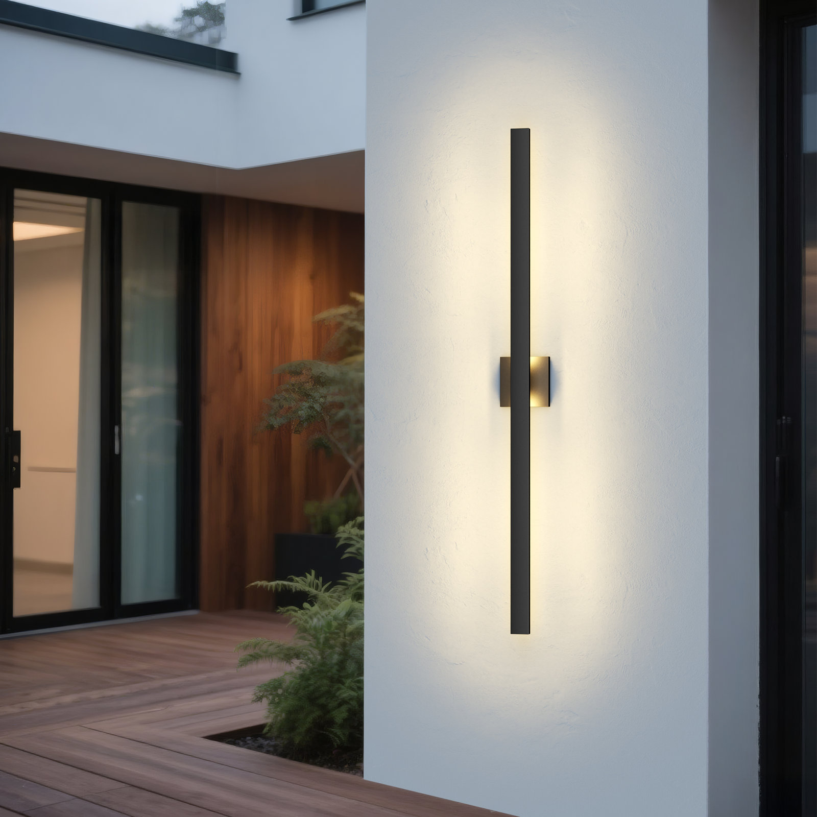 Latitude Run® Outdoor Sconce, 47.2" Height