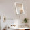 Miroir de maquillage mural pour salle de bain Aaliegha