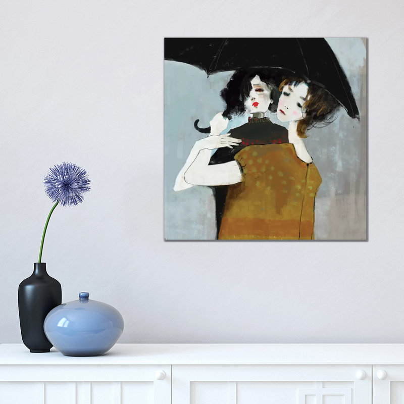 Big Rains Come by Anikó Salamon - Wrapped Canvas Print, 45.72 cm H x 45.72 cm W
