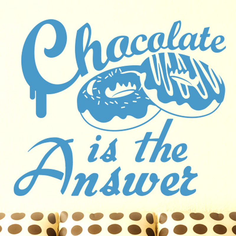 Food & Beverage Wall Decal, Large, Blue