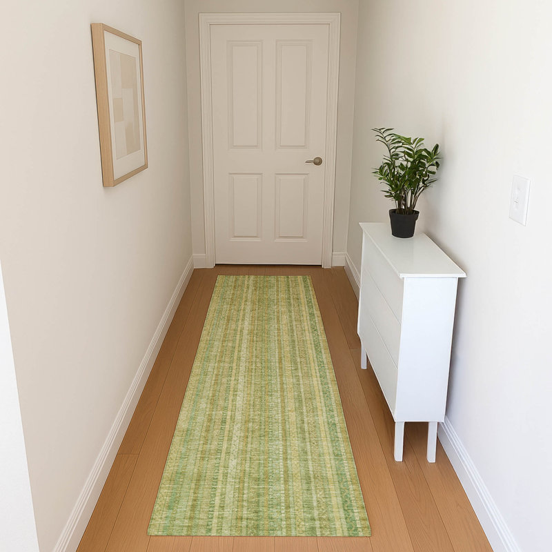 Premium Machine Washable Filiberto AMF1655 Stripes Rug, Runner 2'3" x 7'6"