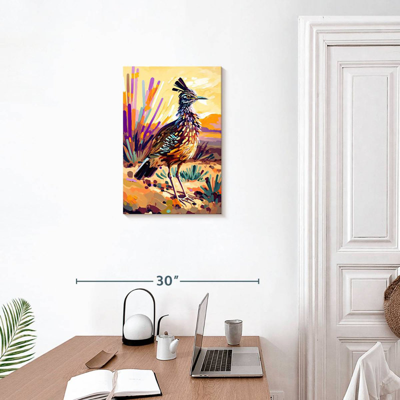 Brampt Desert Roadrunner, 24" H x 16" W