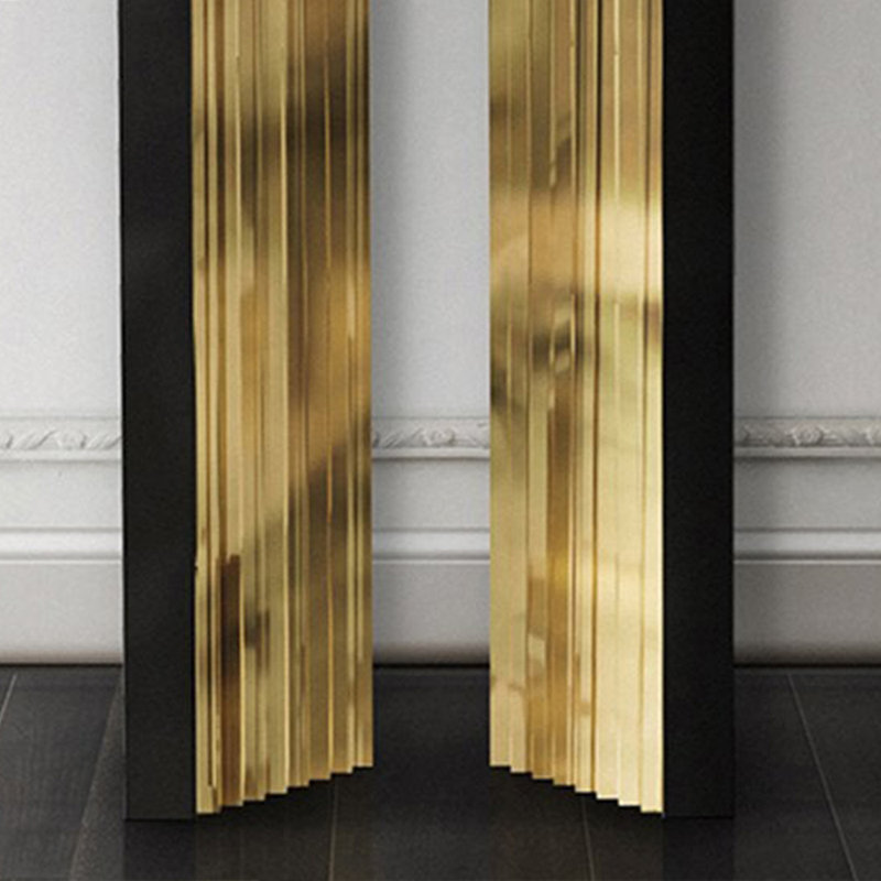 Luxury Minimalist Console Table, 33.5" H x 59.1" W x 15.7" D