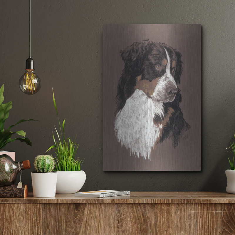 «Bernese Mt. Dog» par Barbara Keith, H 16 po x l 12 po
