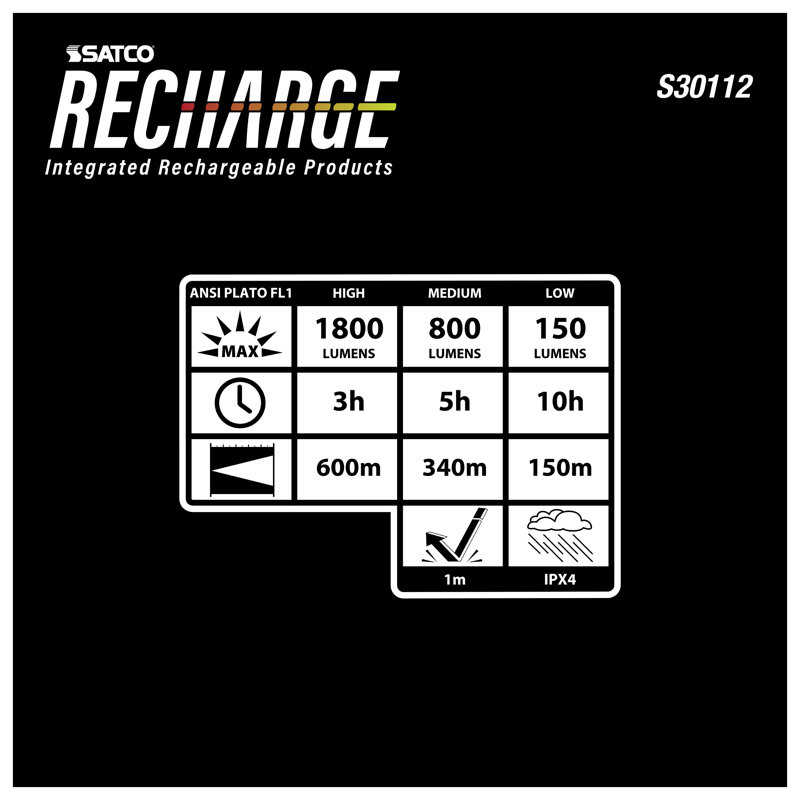Recharge Outdoor Flashlight