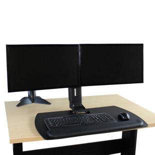 Support pour bureau 2 écrans à hauteur ajustable Hover Helium Jr