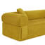 Canapé jaune à 3 places sans os, canapé moderne sans assemblage pour salon, appartement et bureau-1168782