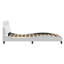 Base de lit vidaXL Viana sans matelas blanc 137 x 190 cm-116118439-116118438