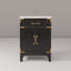 Ensemble de meuble-lavabo simple en chêne noir 18 po avec plateau en acrylique et robinet-33638830