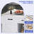 Portable Stainless Steel Top Kitchen Island Kitchen Cart with Drop Leaf and Power Outlet-409491285