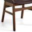 Chaises de salle à manger en cuir PU, chaises de salle à manger en cuir modernes avec structure en bois massif, résistantes à l'eau et faciles à nettoyer-1246118044-1249029007