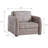 Annali Fabric Upholstered Convertible 3-in-1 Sleeper Arm Chair With Storage-86833836
