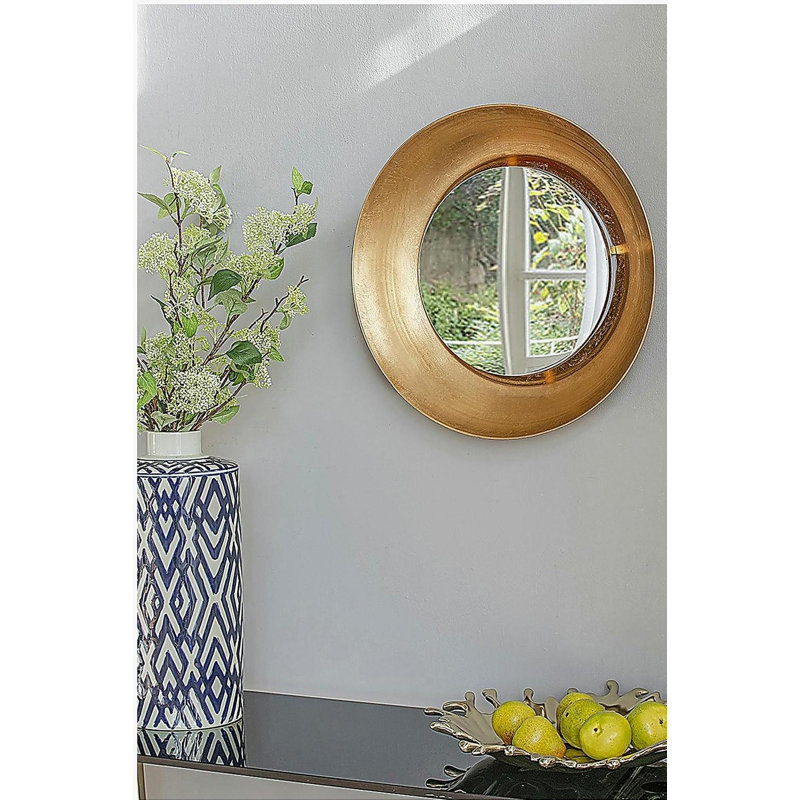 D18.7 x 3.9" LED-illuminated Wall Mirror