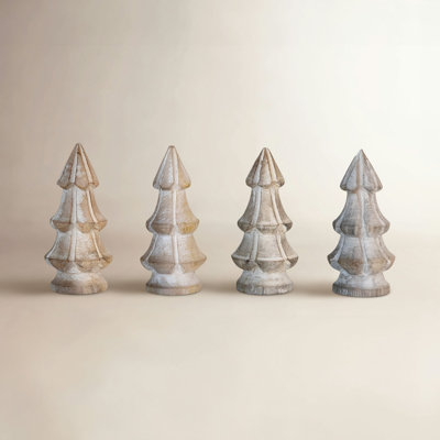 Mango Wood Tabletop Tree Set