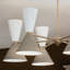 Lustre réglable en acier grège et blanc Phix 12 lumières Phix-1449701803