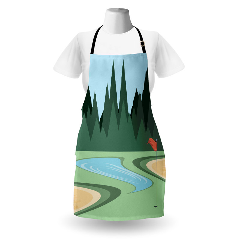 Tablier de scène de terrain de golf East Urban Home