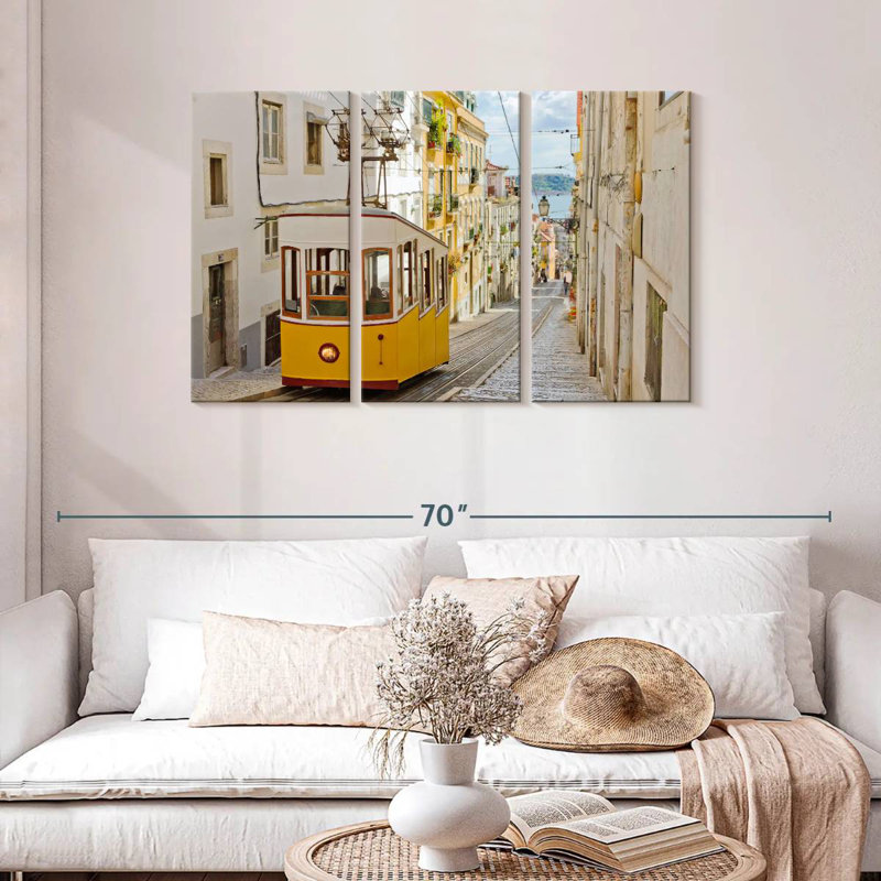 Sireci Gloria Funicular In Lisbon, 28" H x 45" W