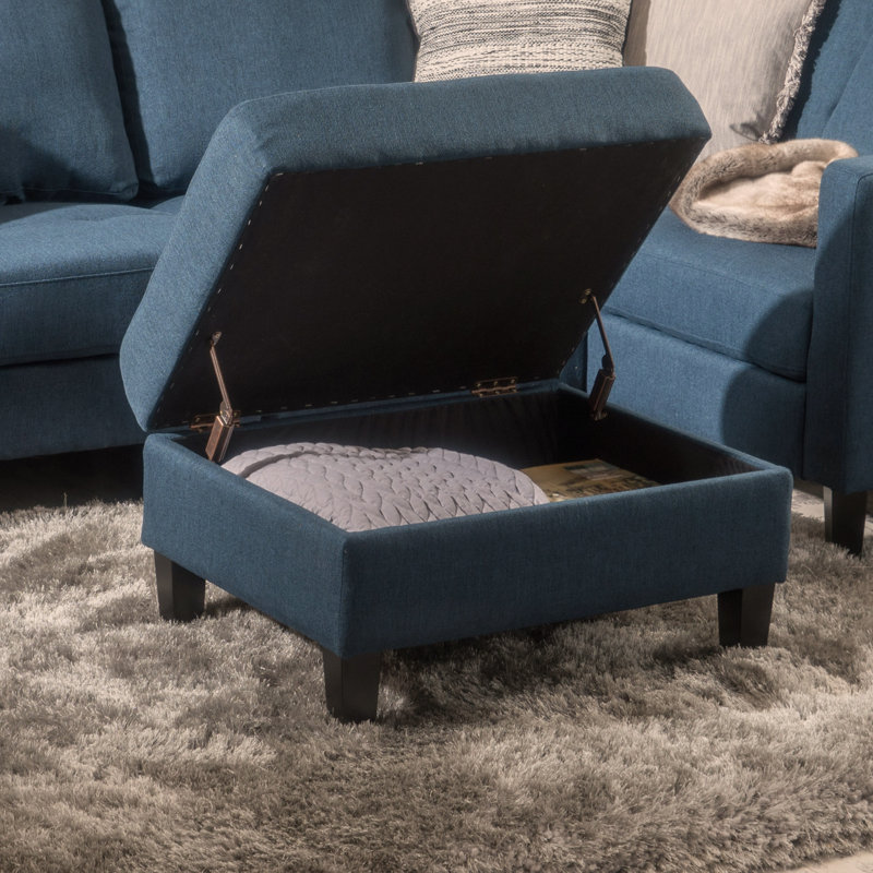 OTTOMAN DE RANGEMENT, Marine