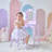 Teamson Kids Stardust Gisele Wood Vanity Table With Led Mirror & Drawer