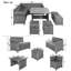 Christasia Rattan Wicker 8 - Person Seating Group with Cushions