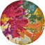 Tapis rose / vert Rizer-19498572