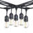 Junell Bulbrite 14-foot String Light Kit with Clear Shatter Resistant LED Light Bulbs-70382023