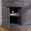 Louise Solid Oak Free-standing Vanity Unit-124445776