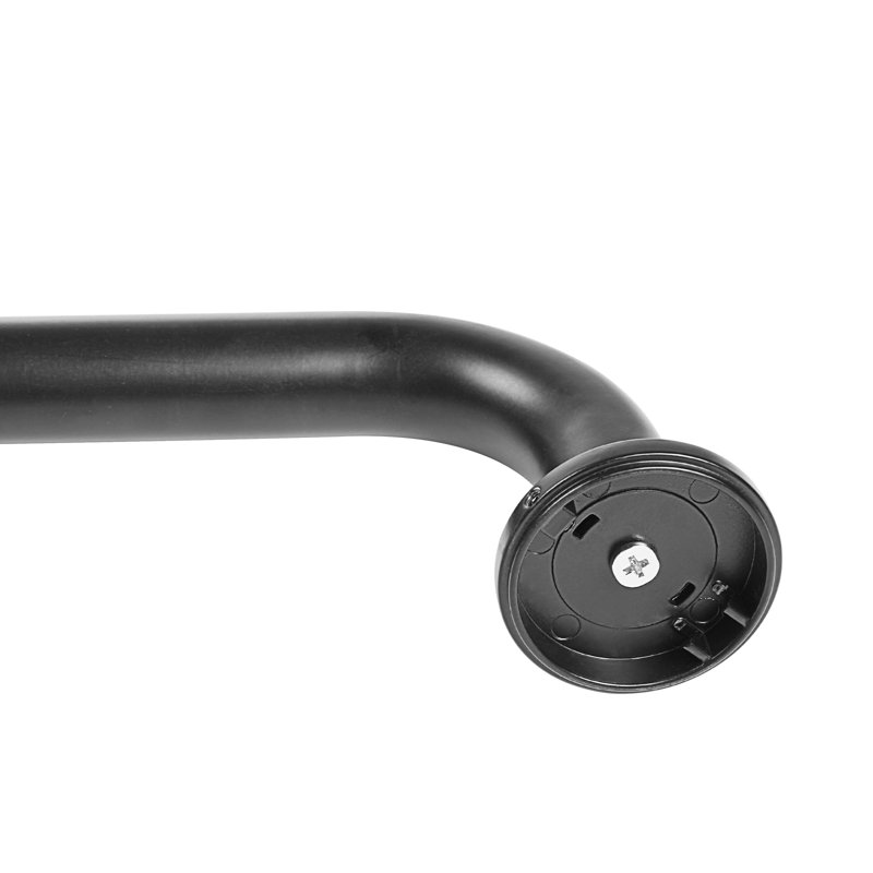 Tringle à rideaux robuste de 1,25 po de diamètre, tringle à draperie noire réglable de 28 à 48 po TWOPAGES, 28" - 48"