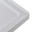 Base de douche en acrylique de coin l 48 po x P 36 po avec drain Streamline