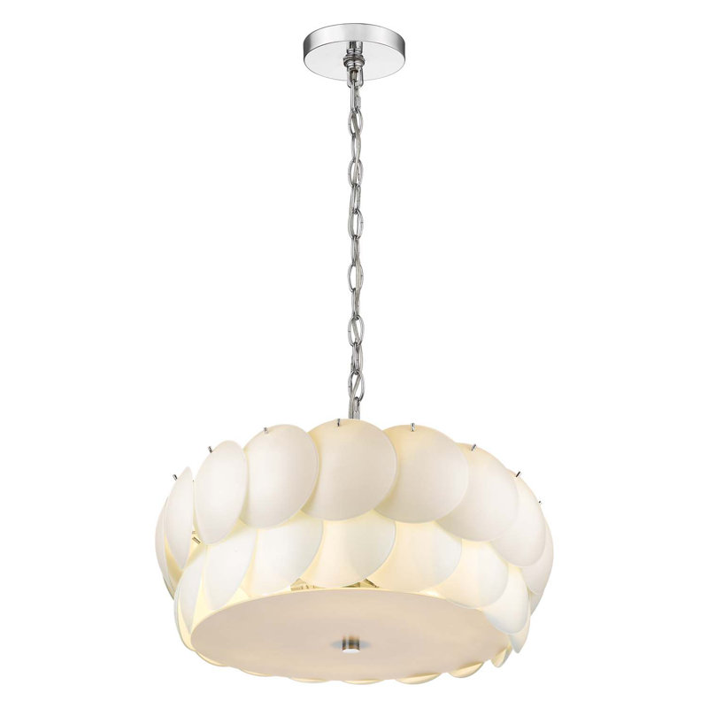 Luminaire suspendu tambour 1 lumières unique Cecilio