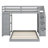 Bunk Bed With 3-Layer Shelves, Drawers And Storage Stairs-1426989053