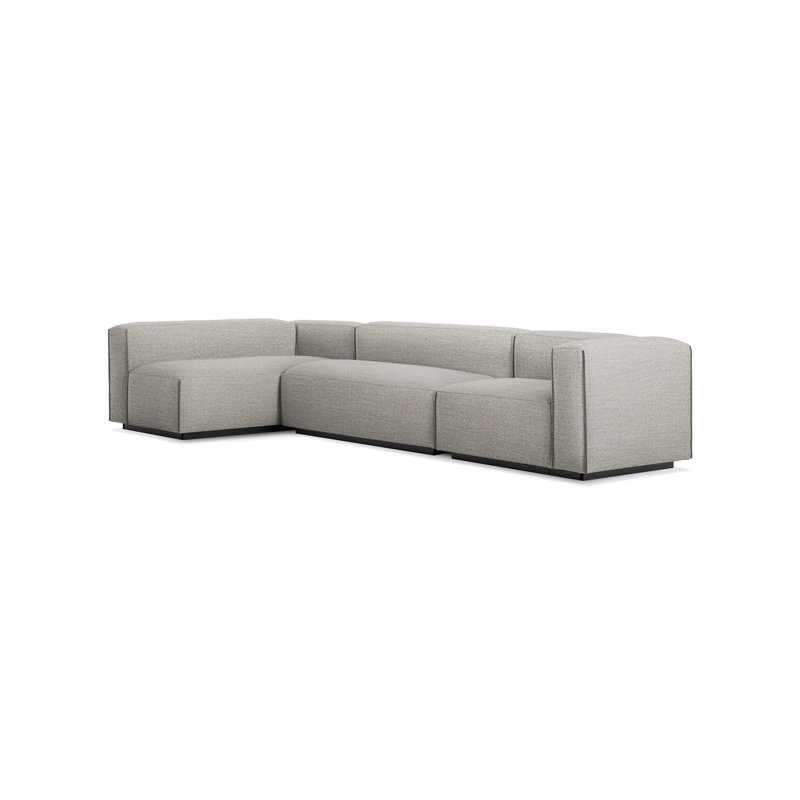 Cleon Modular Sectional, Maharam Meld in Panda, Right Hand Facing
