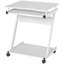 Correia Mobile Computer Desk Z-Shaped Writing Desk 4 Wheels-1538988126