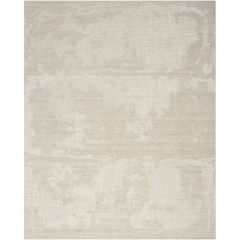 Grete Abstract Handmade Area Rug, Rectangle 259 x 351 cm