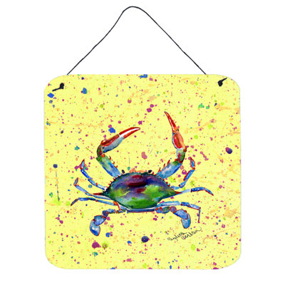 Reproduction d’art sur plaque crabe