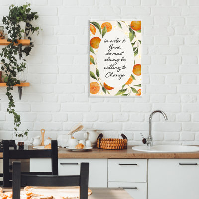 Willing To Change Quote Wall Plaque, design by Janice Gaynor