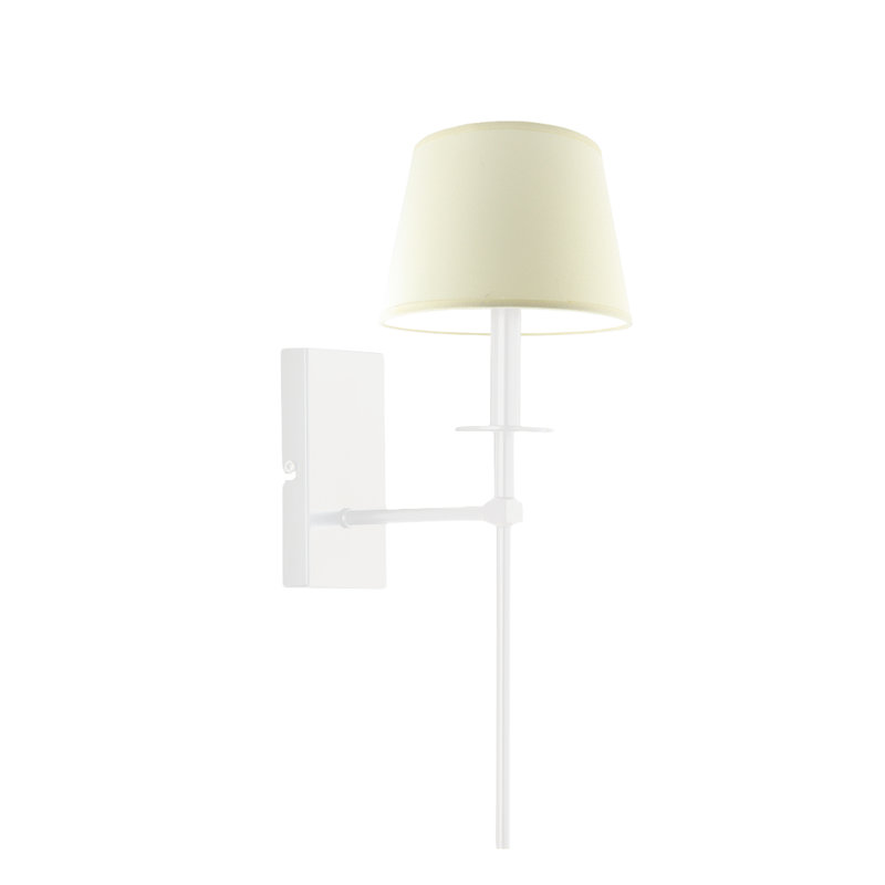Mickael Steel Wallchiere, White, Ecru