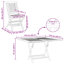 Solid Wood Patio Dining Set Table,