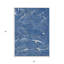 Tapis intérieur lavable abstrait bleu 5 pi x 8 pi HomeRoots