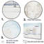Neige, hiver, minimalisme, paysage, ensemble d'art mural sur toile-107762943-107762945