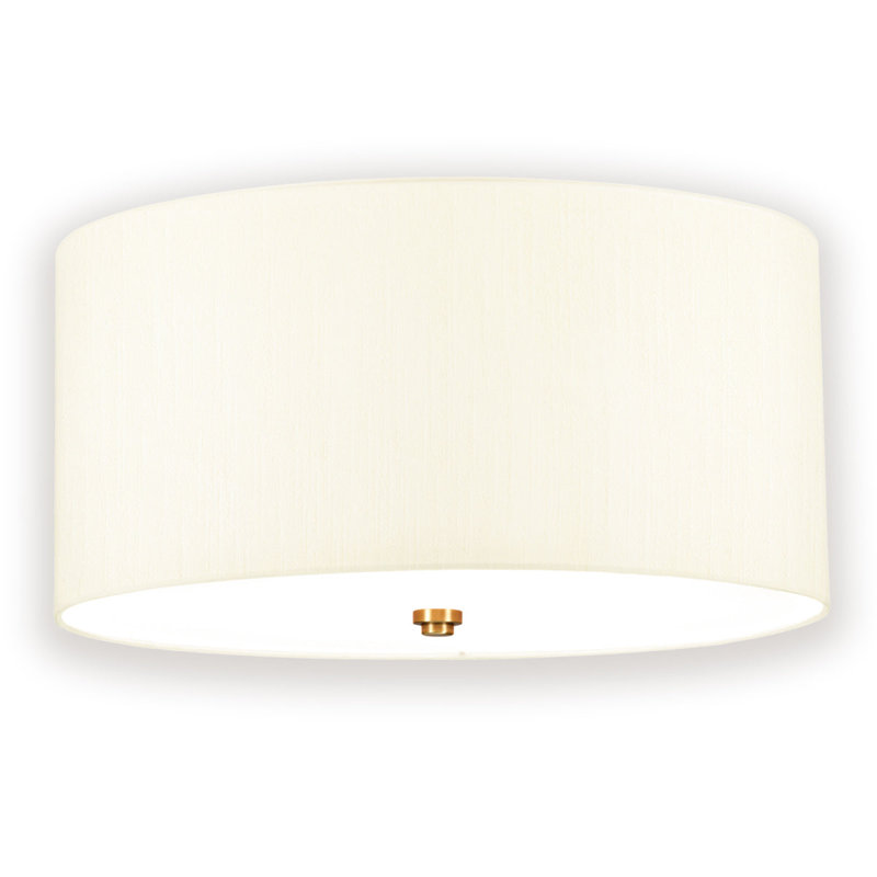 Fletcher Flush Mount, 10" H x 18" W x 18" D, 3 Lights